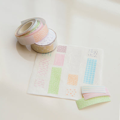 MU Shape Tear Washi Tape #5 - Pure Line SWT-005