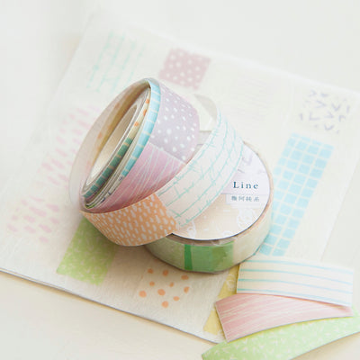 MU Shape Tear Washi Tape #5 - Pure Line SWT-005