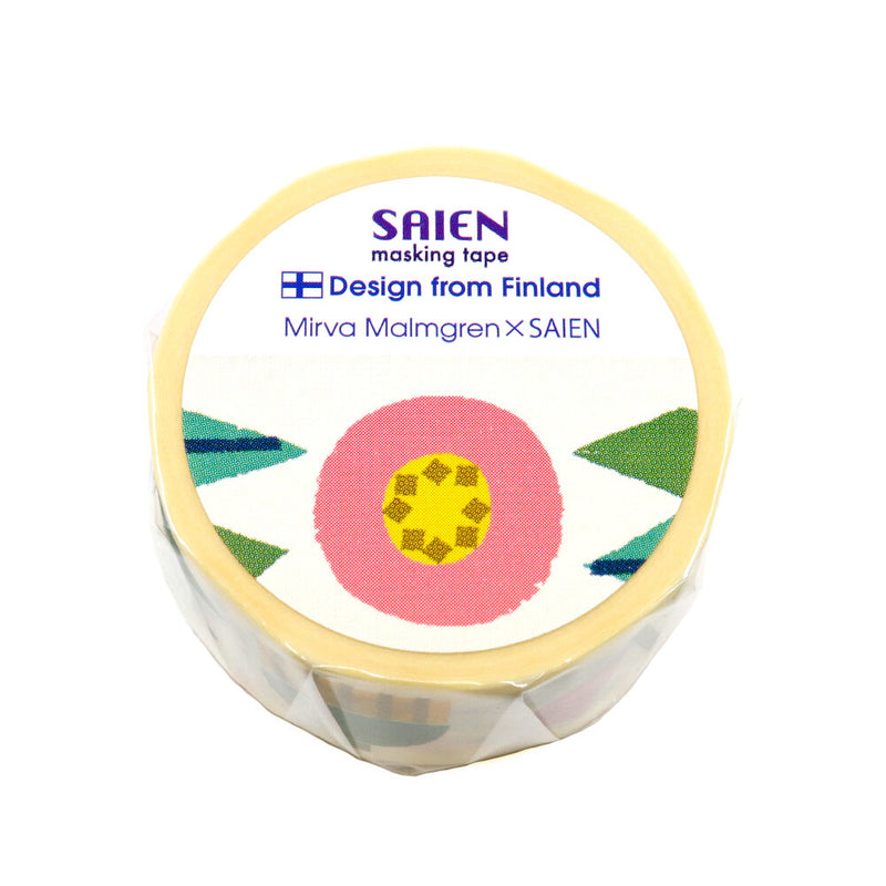 SAIEN x Mirva Malmgren Washi Tape - Geometric Garden TR4060