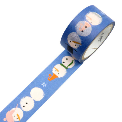 SAIEN x Mirva Malmgren Washi Tape - Snowmen TR4061