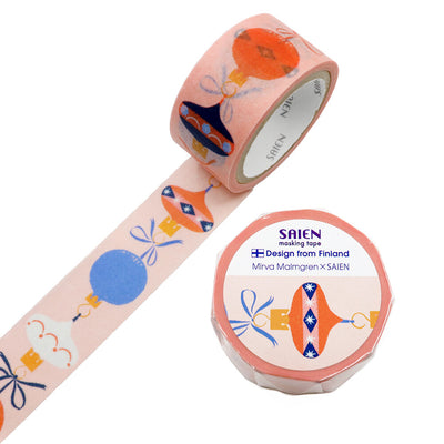 SAIEN x Mirva Malmgren Washi Tape - Ornaments TR4062