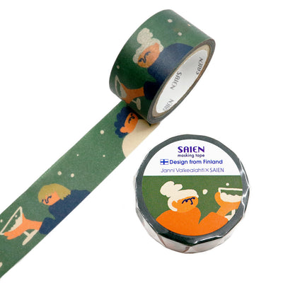 SAIEN x Janni Valkealahti Washi Tape - Party TR4067