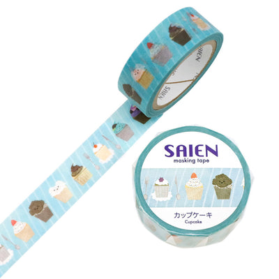SAIEN Washi Tape - Cupcake UR0273