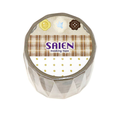 SAIEN Washi Tape Set - Antique Button UR2034