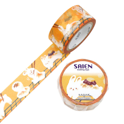 SAIEN Washi Tape - Mochi Rabbit UR4083