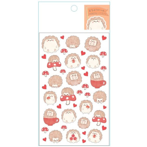 Clothes-Pin Animals Sticker - Hedgehog US-16492