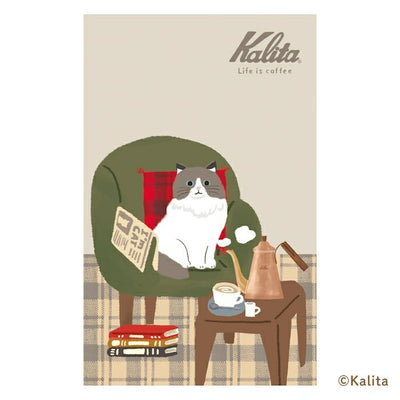Furukawashiko x Kalita Life is Coffee Saddle Stitch Notebook - White Coffee XH31