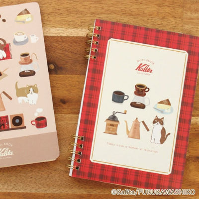 Furukawashiko x Kalita Life is Coffee B6 Ring Notebook - A XH34