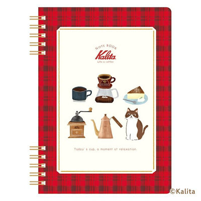 Furukawashiko x Kalita Life is Coffee B6 Ring Notebook - A XH34