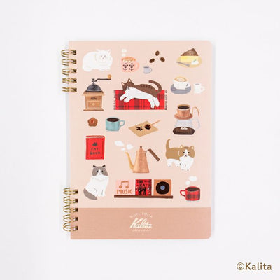 Furukawashiko x Kalita Life is Coffee B6 Ring Notebook - B XH35