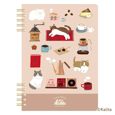 Furukawashiko x Kalita Life is Coffee B6 Ring Notebook - B XH35