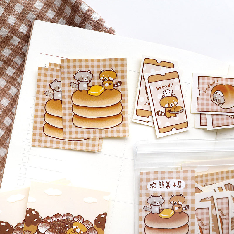 Raccoon House - Bakery Ticket Sticker Pack