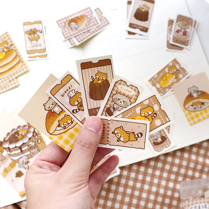 Raccoon House - Bakery Ticket Sticker Pack