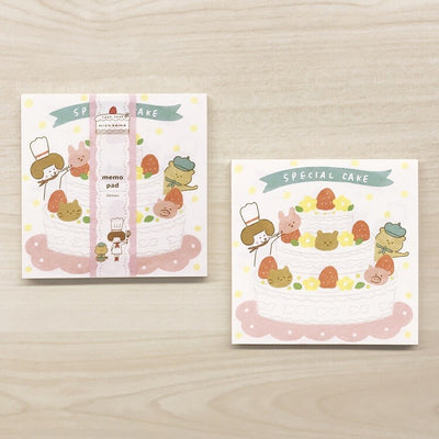 Papier Platz x Mizutama CAKE SHOP Memo Pad - Special Cake 35-449