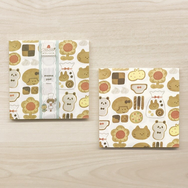 Papier Platz x Mizutama CAKE SHOP Memo Pad - Cookie Box 35-450