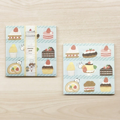 Papier Platz x Mizutama CAKE SHOP Memo Pad - Dessert 35-451