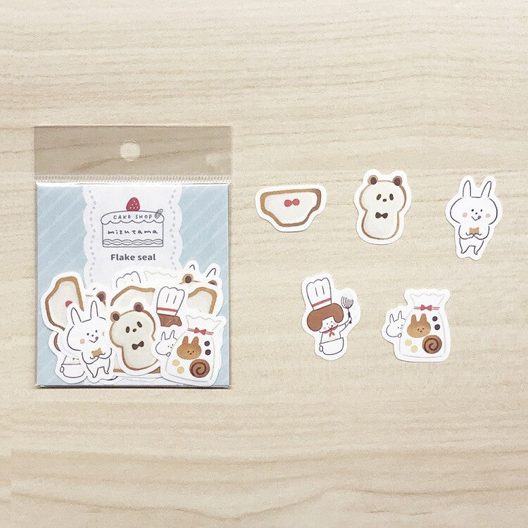 Papier Platz x Mizutama CAKE SHOP Sticker Flakes - Cookie 35-677