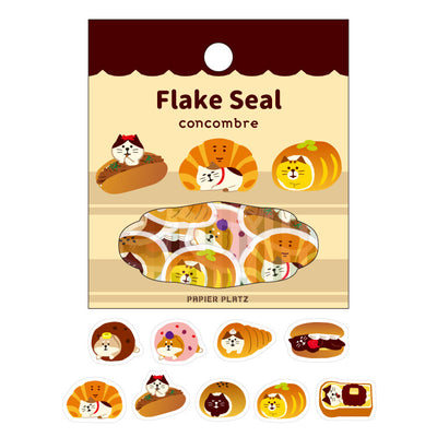 Papier Platz Concombre Washi Sticker Flakes - Bakery 51-633