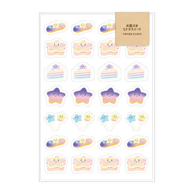 Papier Platz x AOYOSHI Sticker - Star Desserts 55-006Papier Platz x AOYOSHI Sticker - Star Desserts 55-006