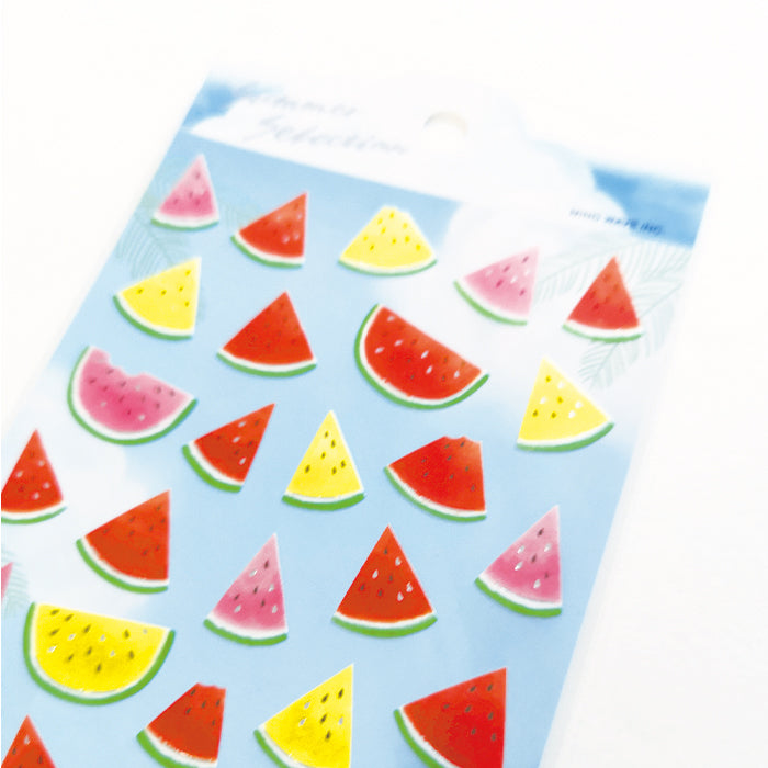 Mind Wave Summer selection - Watermelon silver foil sticker 80410