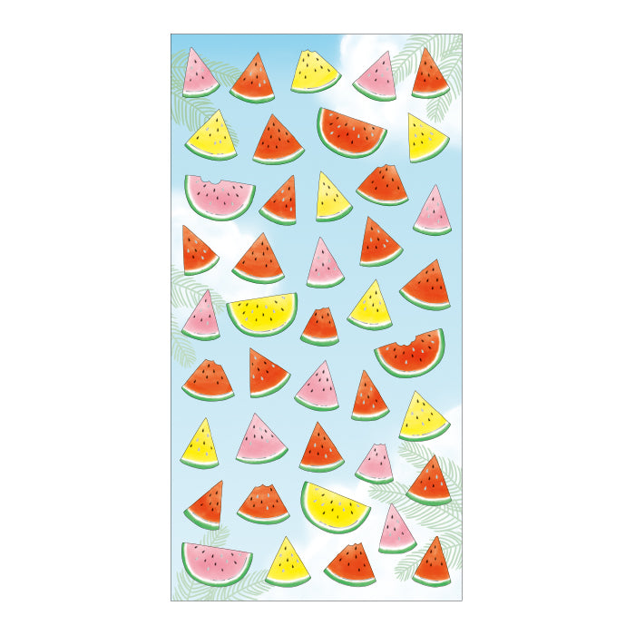 Mind Wave Summer selection - Watermelon silver foil sticker 80410