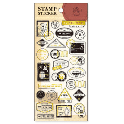 Mind Wave stamp gold foil clear sticker - Stamp 80879