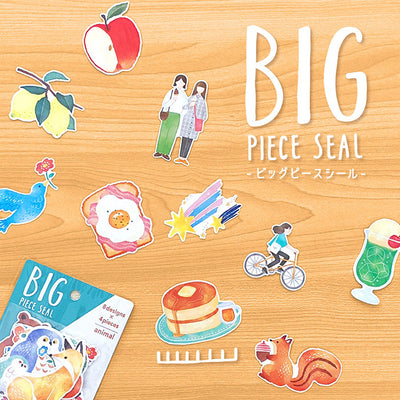 Mind Wave big piece seal - Cafe sticker flakes