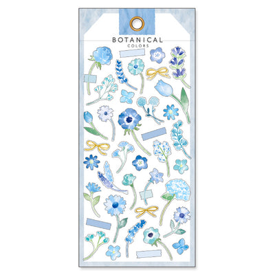 Mind Wave botanical colors clear sticker - Blue 80917