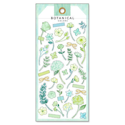 Mind Wave botanical colors clear sticker - Green 80919