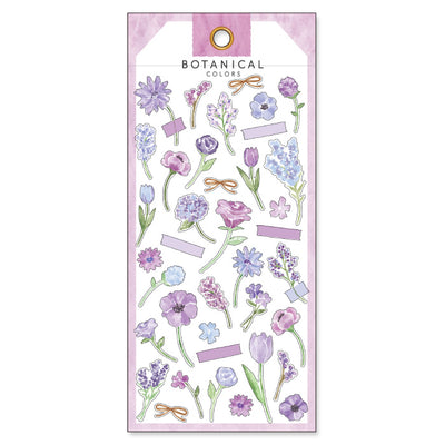 Mind Wave botanical colors clear sticker - Purple 80920