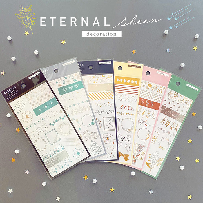 Mind Wave eternal sheen foil clear sticker - Ribbon