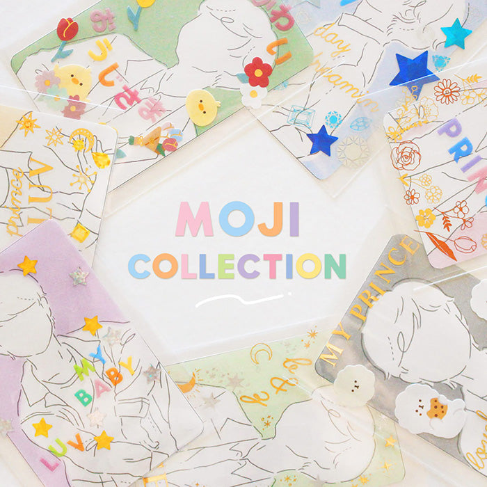 Mind Wave MOJI Collection - Pastel Alphabet Clear Sticker
