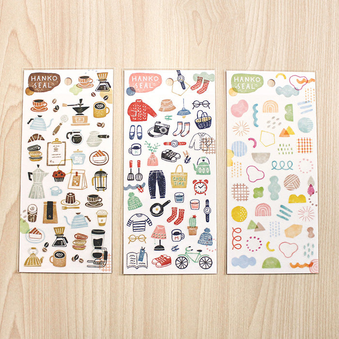 Mind Wave Hanko Clear Sticker - Collage Elements