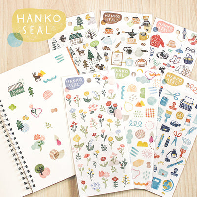 Mind Wave Hanko Clear Sticker - Collage Elements