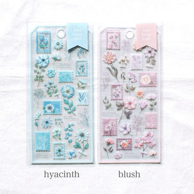 Mind Wave Oshibana Clear Sticker - Hyacinth