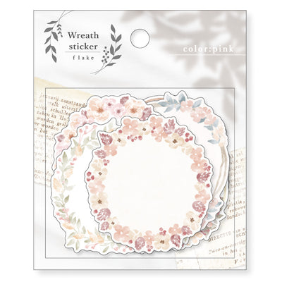 Mind Wave Wreath Sticker Flakes - Pink 81471
