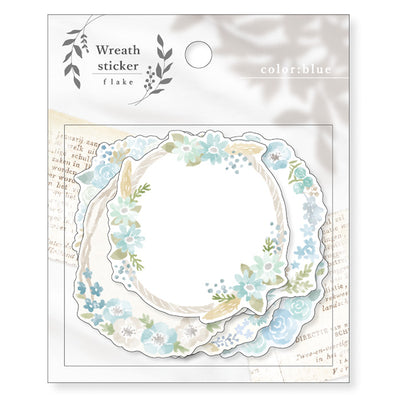Mind Wave Wreath Sticker Flakes - Blue 81472