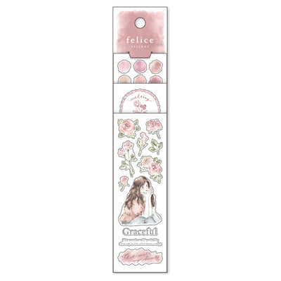 Mind Wave Felice Sticker - Pink Flower 81532