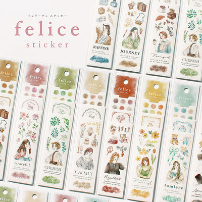 Mind Wave Felice Sticker - Coffee