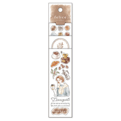 Mind Wave Felice Sticker - Coffee 81535