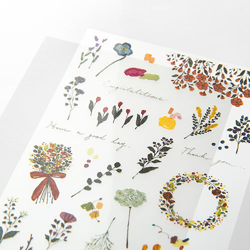 Midori Transfer Sticker - Flower 82580