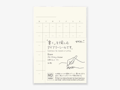 Midori MD Diary Sticker - Undated 84794