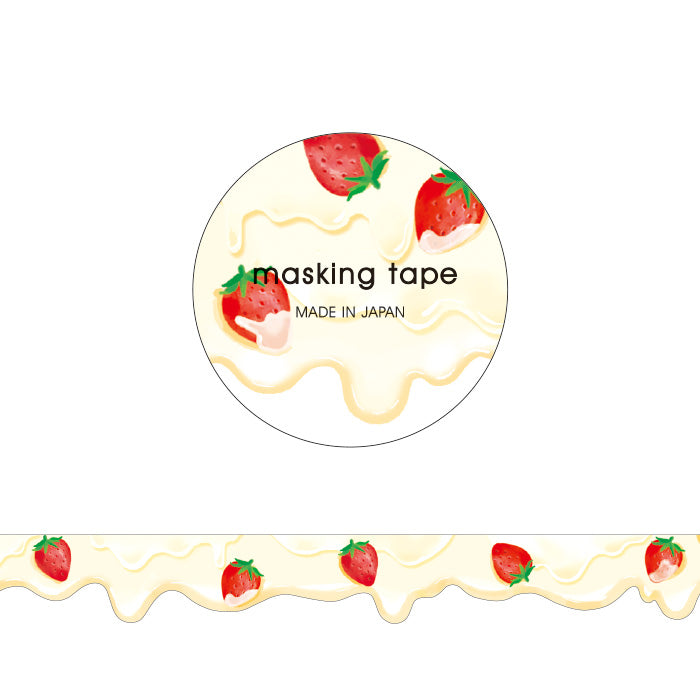 Mind Wave - Strawberry and condensed milk die cut washi tape 94819