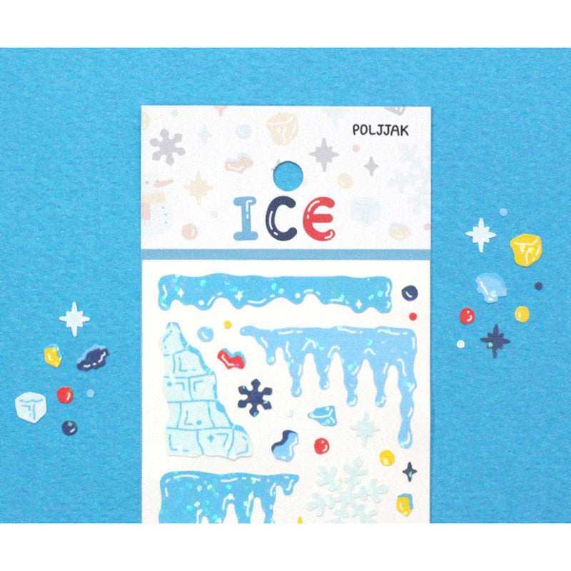 Appree Poljjak Holographic Sticker - Ice APF-003
