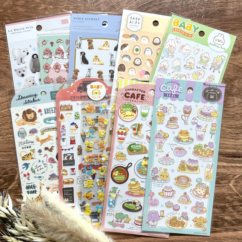 Random Sticker Sheets Random Sticker Grab Bag (10 Sheets) β Meowashi