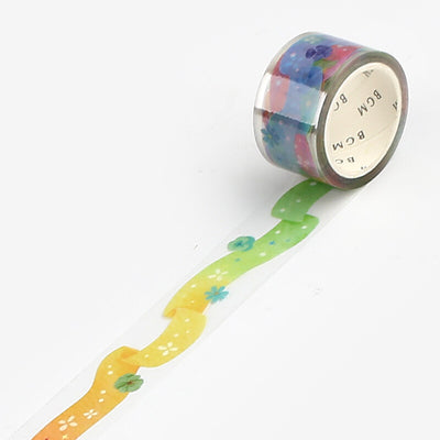 BGM Clear PET Tape - Rainbow Ribbon BM-CD007