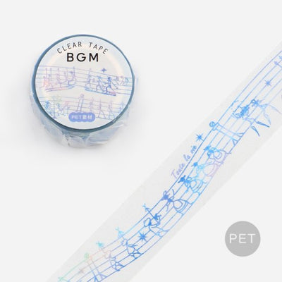 BGM Clear PET Tape - Marching BM-CD013