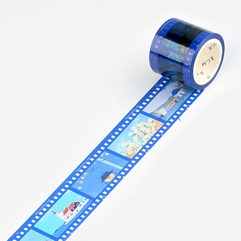 BGM Clear PET Tape - Dark Blue Film BM-CFM006