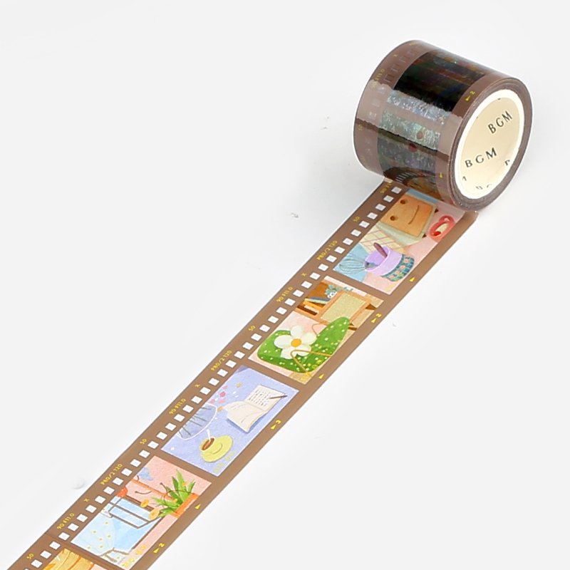 BGM Clear PET Tape - Brown Film BM-CFM008