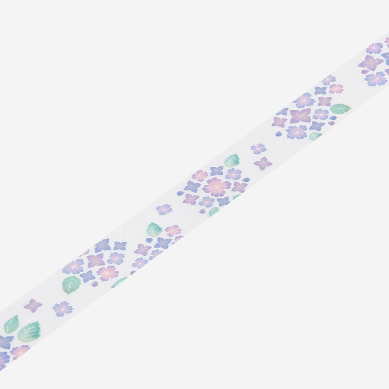BGM Summer Limited Edition Clear PET Tape - Hydrangea BM-CLN001